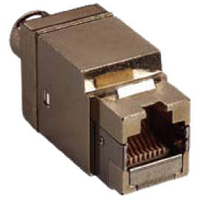 (2)HC-3013A-L8SFS-C5eABLR : 180° Cat.5e Keystone Jack