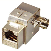 (1)HC-3013A-FB8FS-C6ABLR :180° Cat.6 Keystone Jack