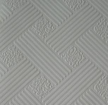 Vinyl Laminated Gypsum Ceiling Tiles With Foil Backing