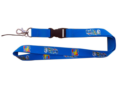 S098 Silk screen printing lanyard