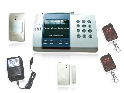 5 Defense Zone LED Display Burglar Alarm System