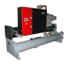 Heat pump with screw compressor