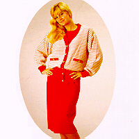 Sweater (flat knitting machine)