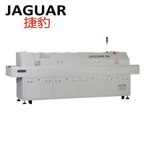 Lead Free Reflow Oven JAGUAR A6 with 6 Zones