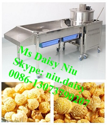 automatic caramel popcorn machine