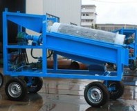 Small ore wash trommel screen