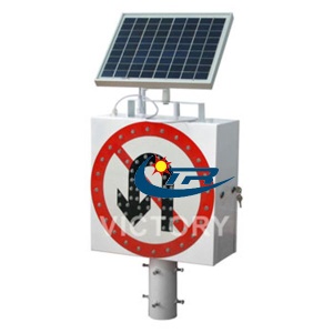 Solar LED traffic warning sign, Solar LED traffic safety sign