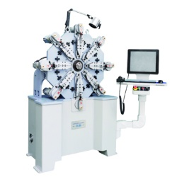 Forming Machine for Metal Wire Forming 10 Axes 236  CNC Spring Motor Provided Carbon Steel Iron Plate White and Red 1200 - US-236