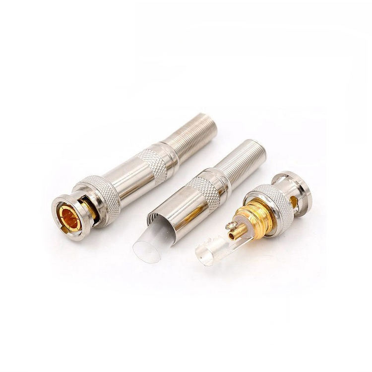 CCTV Quick Solderless Screw BNC Male Connector Rg59