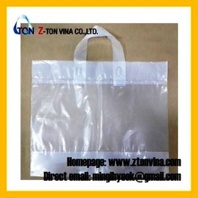 soft loop handle plastic bag