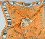 Square silk scarve