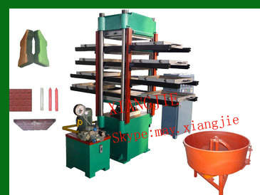 rubber tile making machine