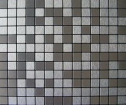 iridescent crystal glass on glass mosaic art as green as grass