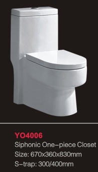 Siphonic One-piece Closet-YO4006 - YO4006