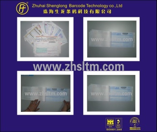 Air waybill printing with barcode