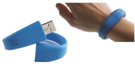Silicone Bracelets with USB flash drive