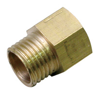 1/4 inch male-1/4 inch female thread Steel & Brass Nipple